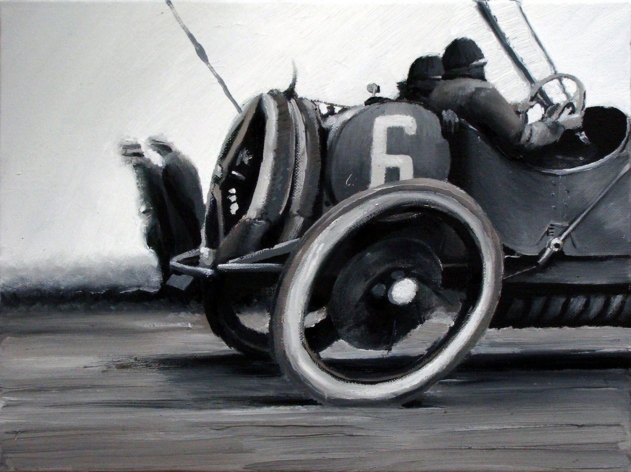 Huile sur toile “Interpretation de Doisneau” de Ma boutique, tableau artistique avec scène urbaine en style impressionniste.