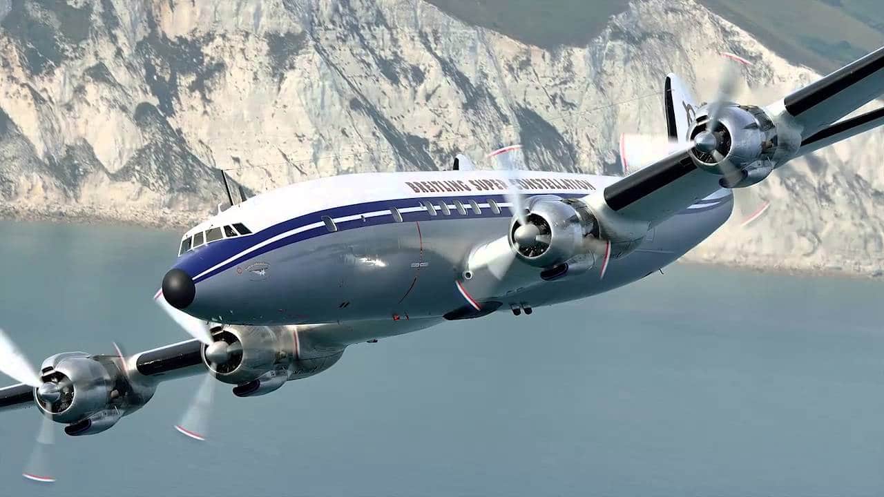 Maquette de tout comptoir Air France Le Super Constellation, modèle des années 1980, par Ma Boutique, détail précis et authentique.