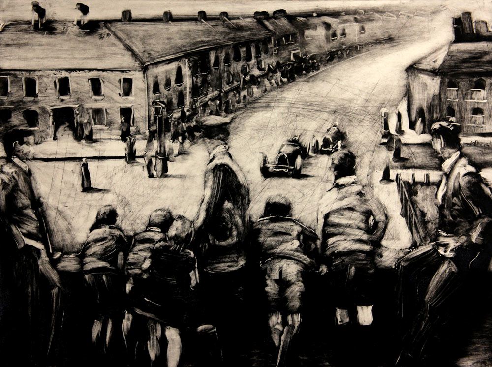 Monotype "Tous debout pour le spectacle et pour la joie des enfants …"