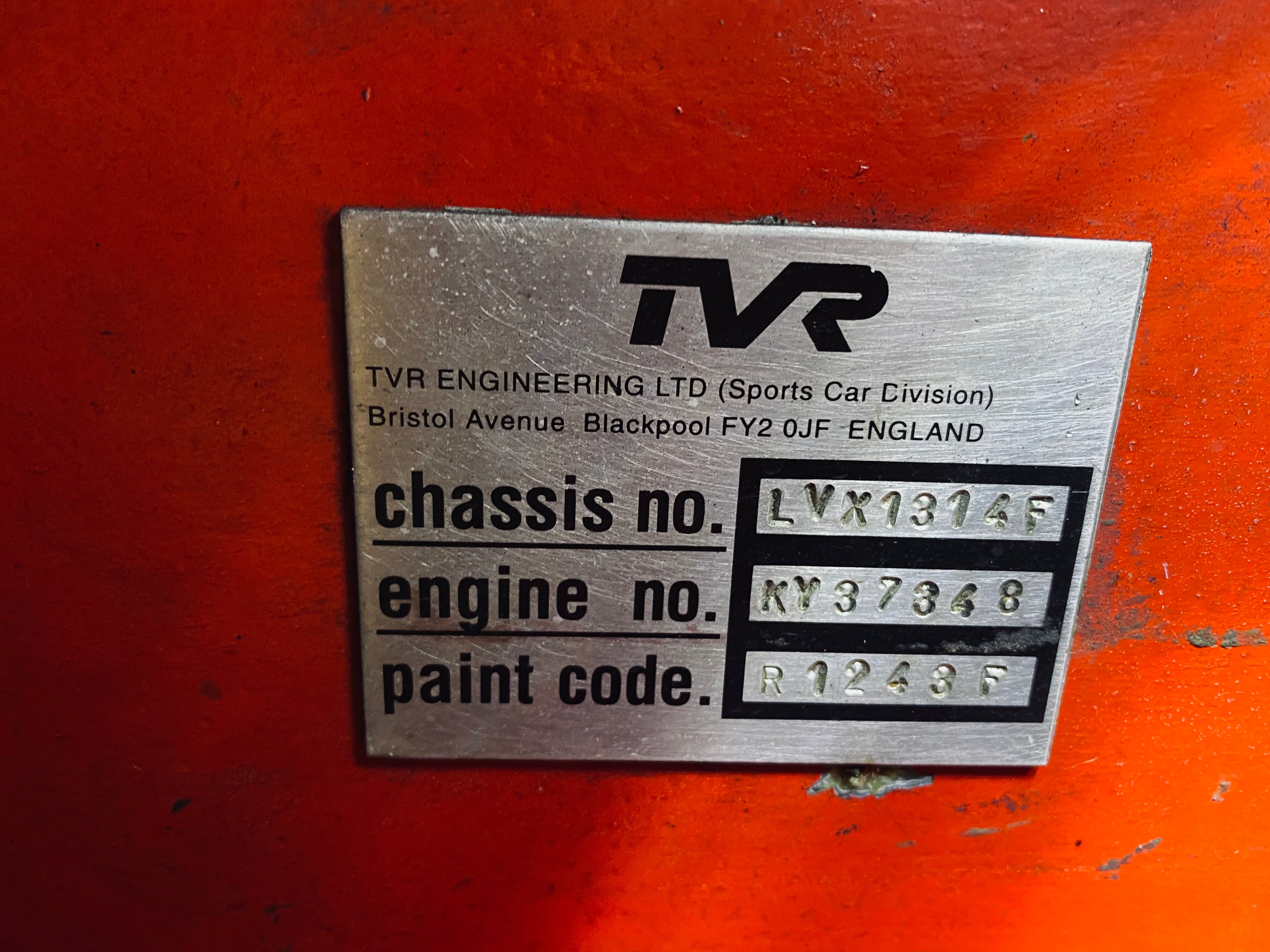 TVR Vixen S2 de 1969