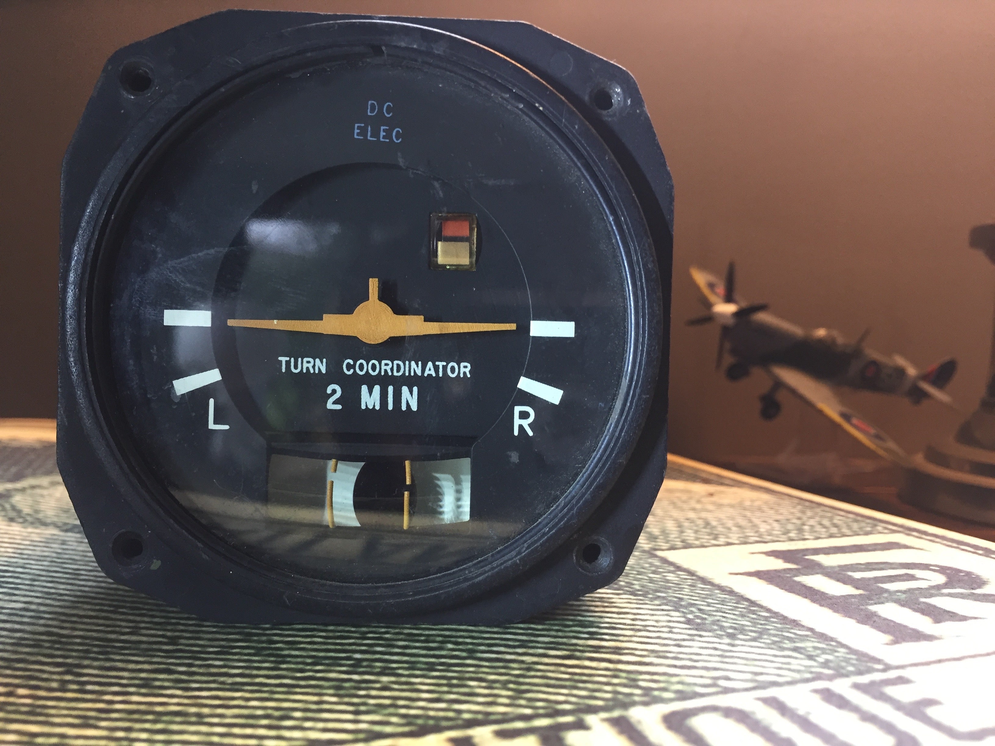 Indicateur de virage Cessna, période 1980