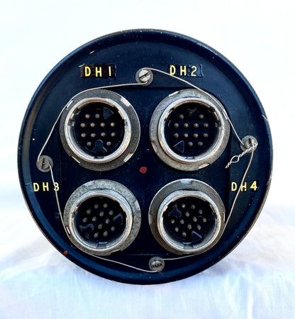 Indicateur de direction et d’horizon Smiths des années 1960, ancien instrument de navigation vintage, affichage en bon état.