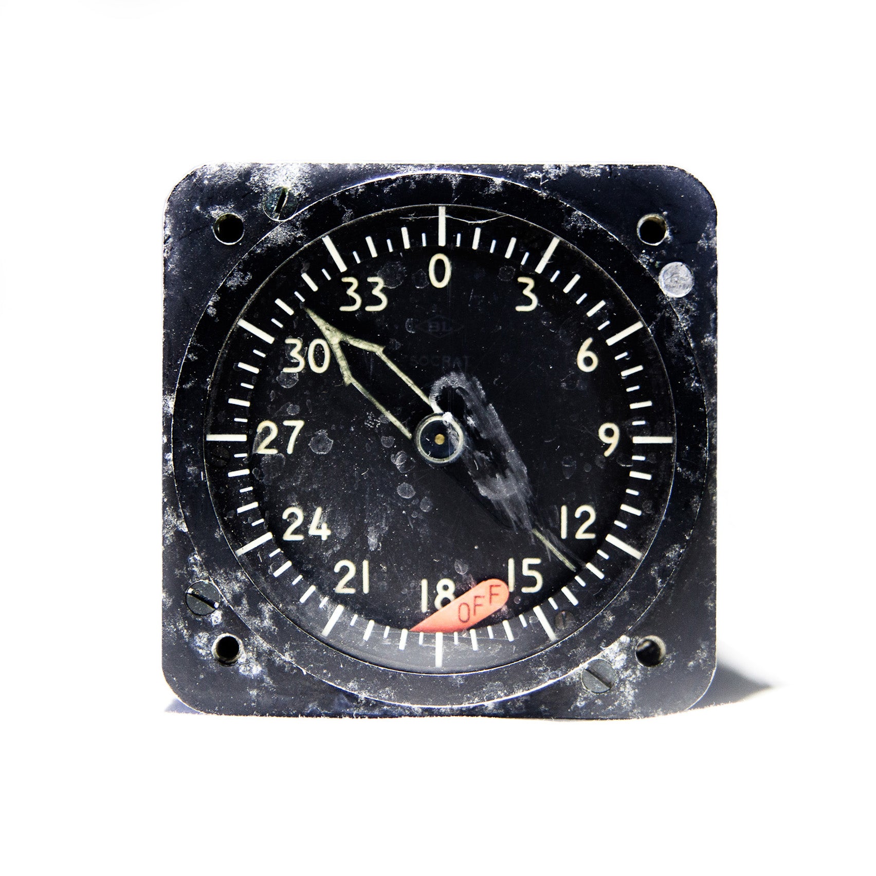 Instrument de radio navigation STTA ID-77 des années 1960, dispositif vintage de navigation radio, en bon état.